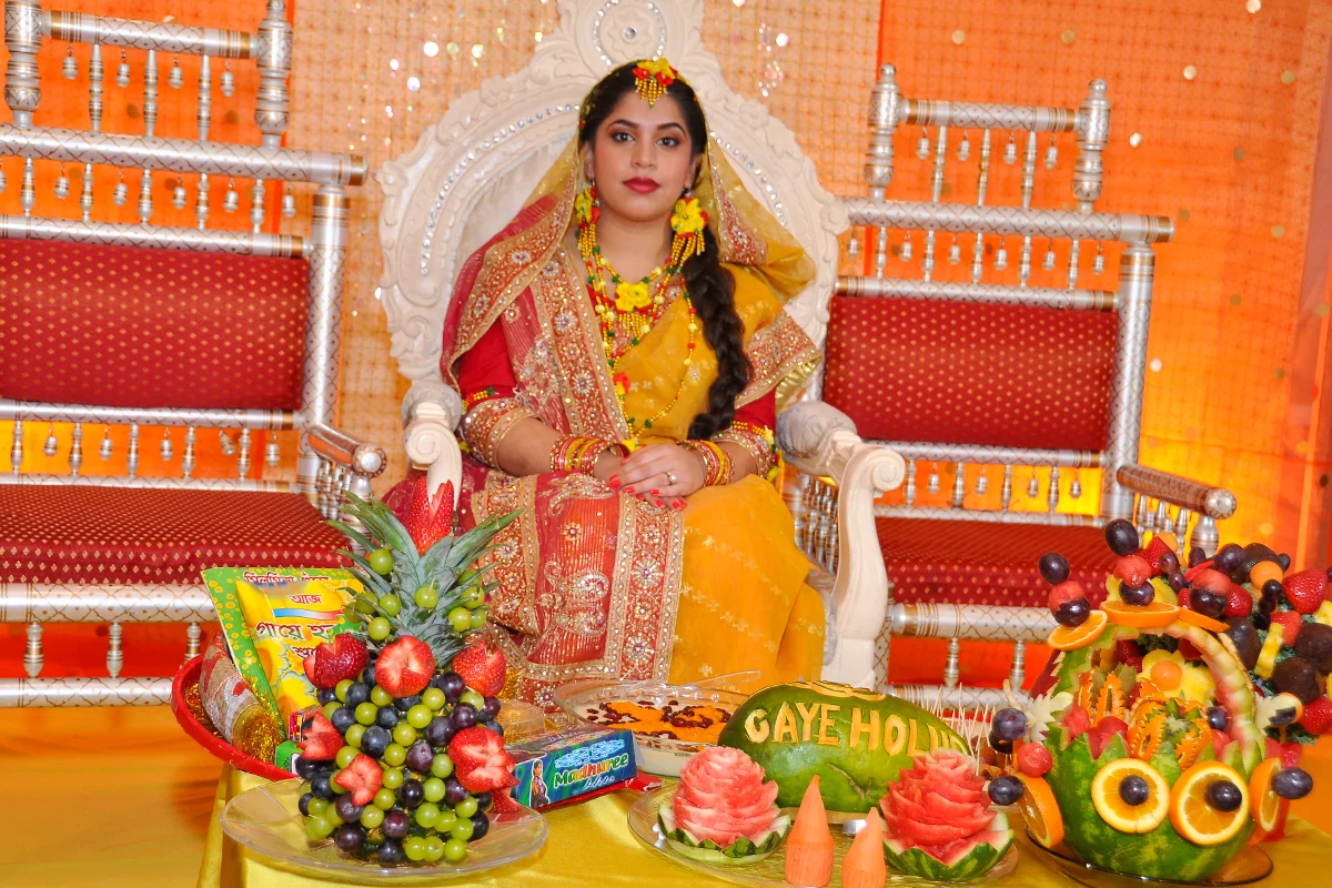 Bangladeshi Gaye Holud wedding celebration in New York