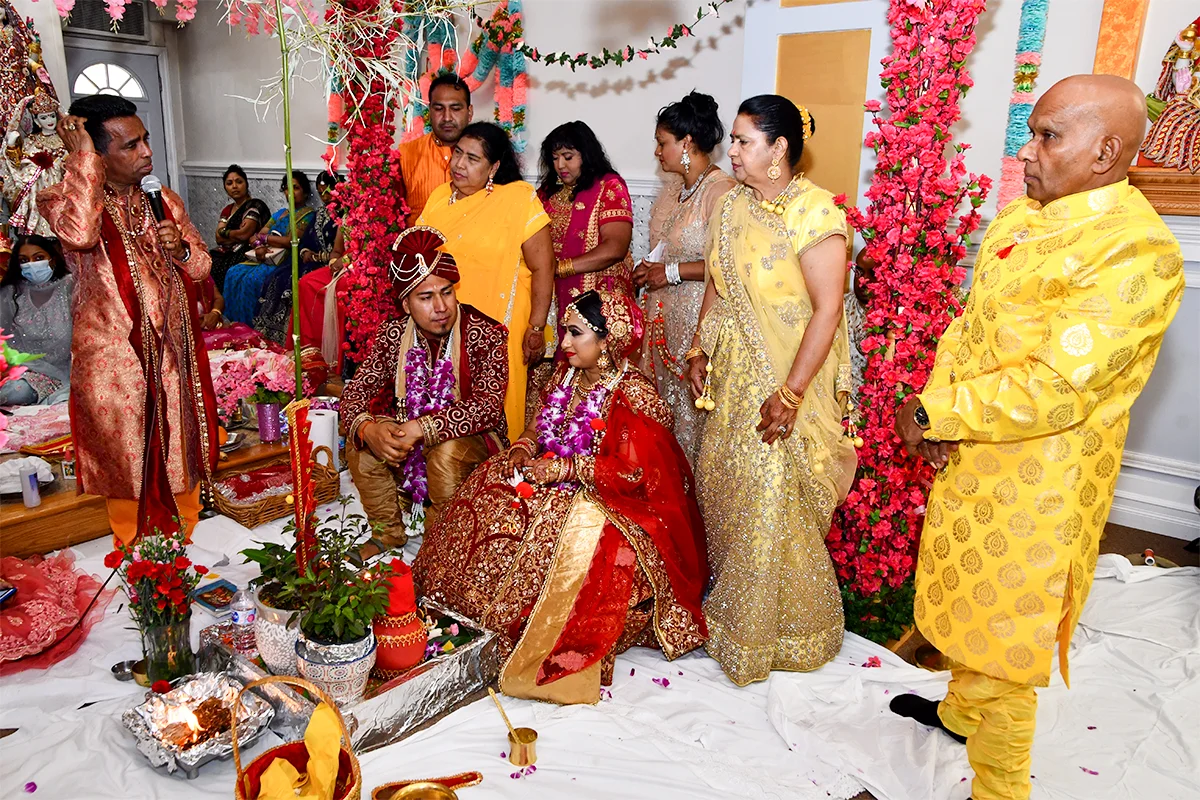 Guyanese Hindu wedding ceremony in New York and New Jersey