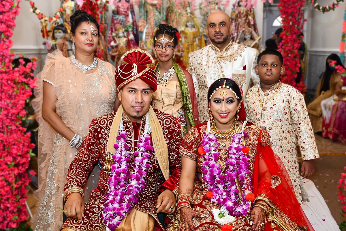 Indo-Caribbean wedding reception