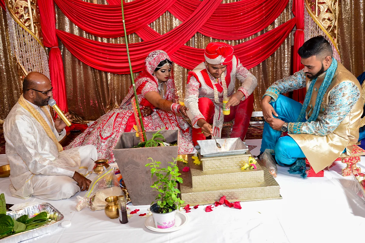 Indo-Guyanese mandap ceremony