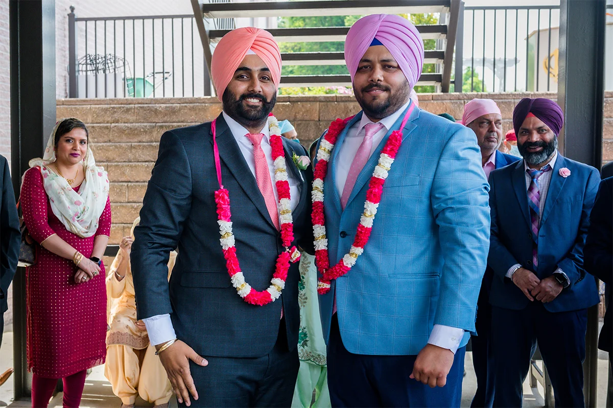 Punjabi wedding Milni ceremony