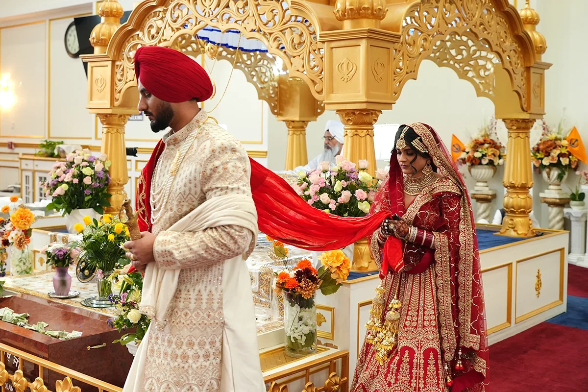 Sikh wedding Lavaan ceremony