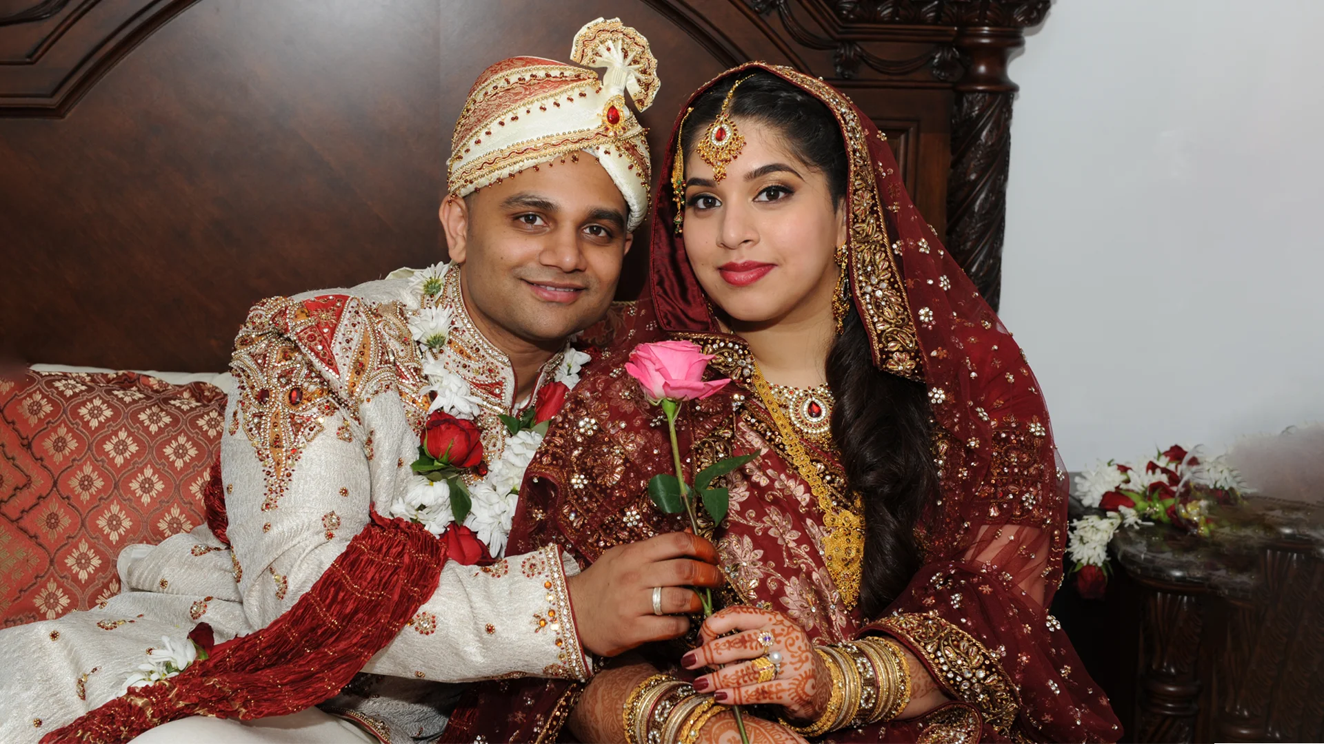 Couple checking Indian wedding date availability with DesiLens Photo and Film