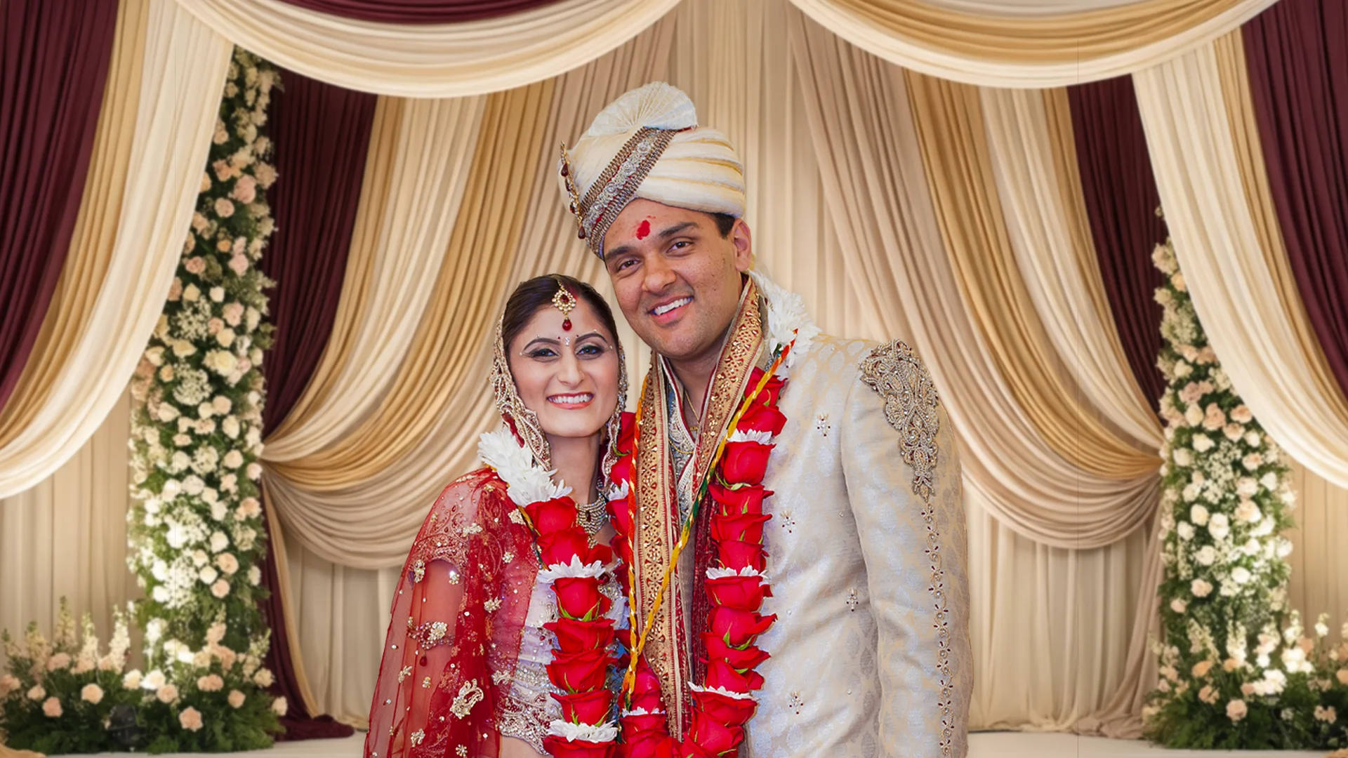 Hindu wedding mandap ceremony photographed in New York and New Jersey