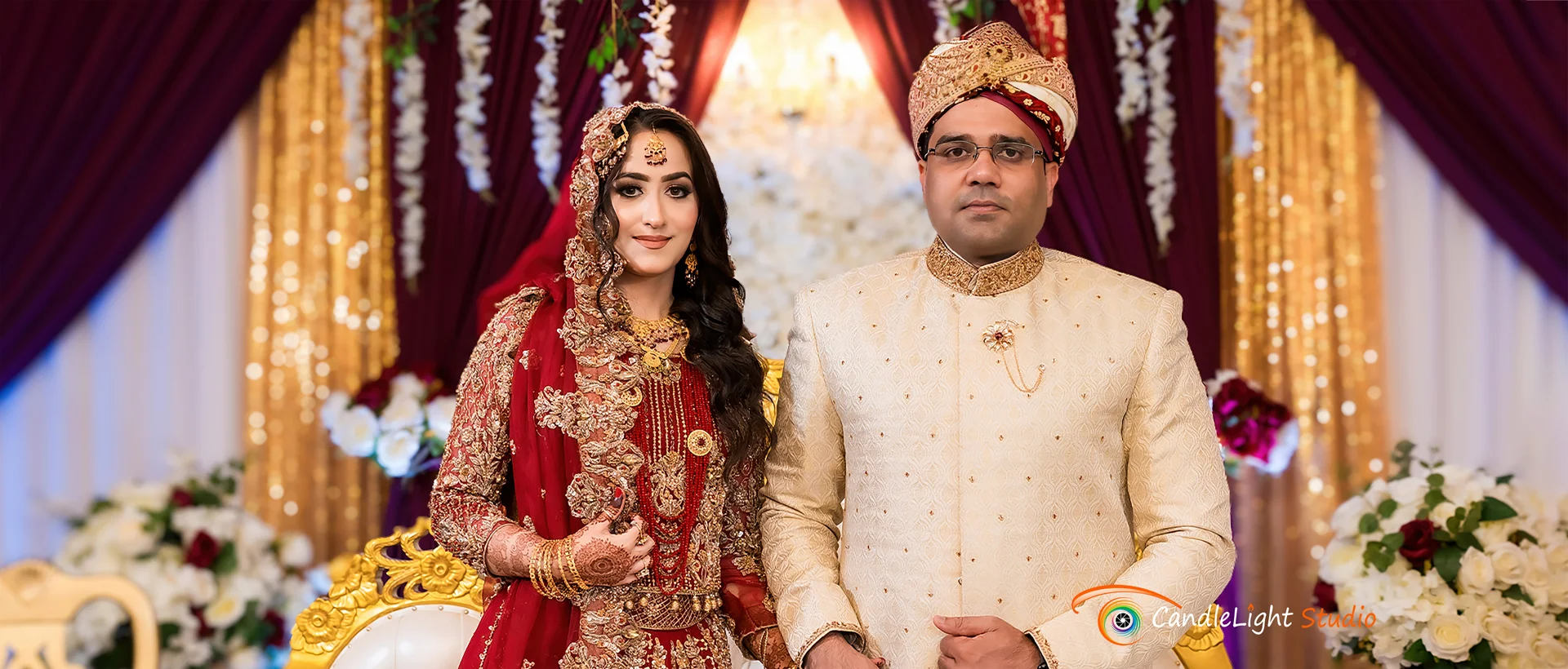 Muslim wedding film poster with Nikah and Walima coverage