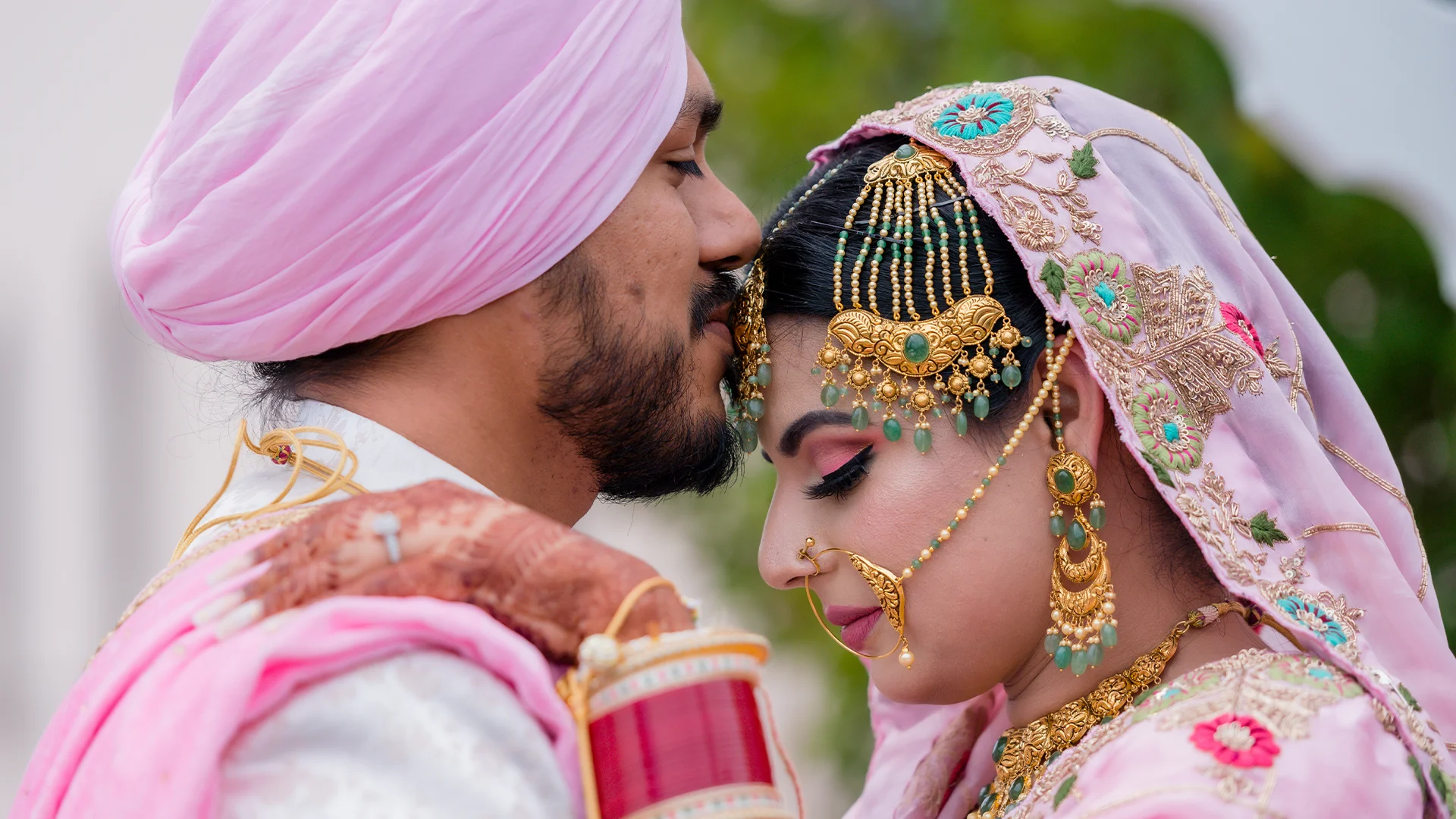 Sikh wedding film poster with Anand Karaj ceremony coverage