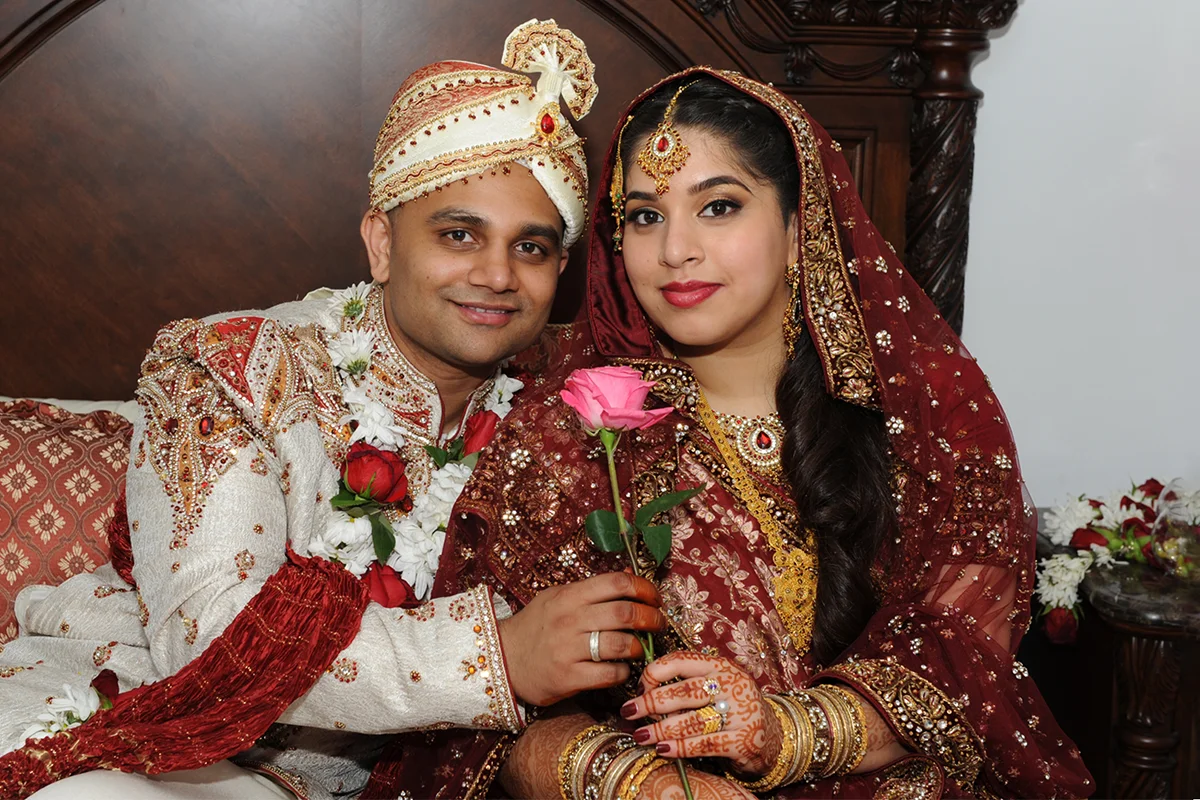 Bangladeshi wedding couple portrait
