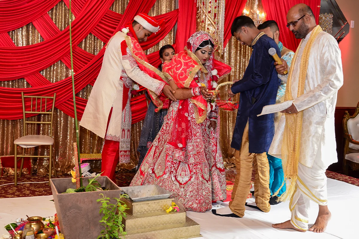 Trinidadian wedding celebration